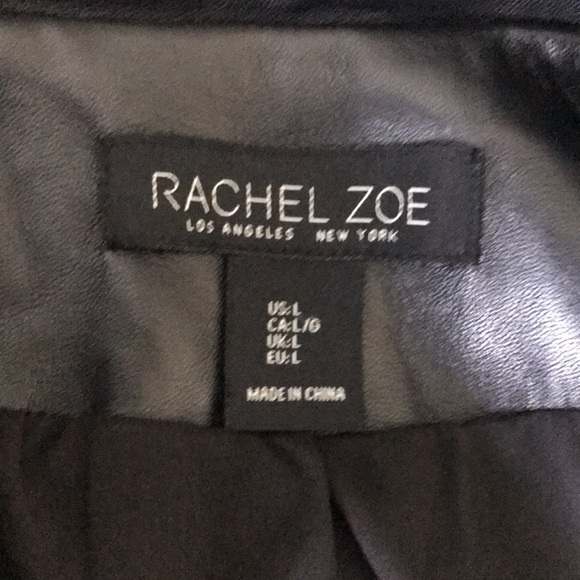 Rachel Zoe Black ruched sleeves blazer - Picture 4 of 5